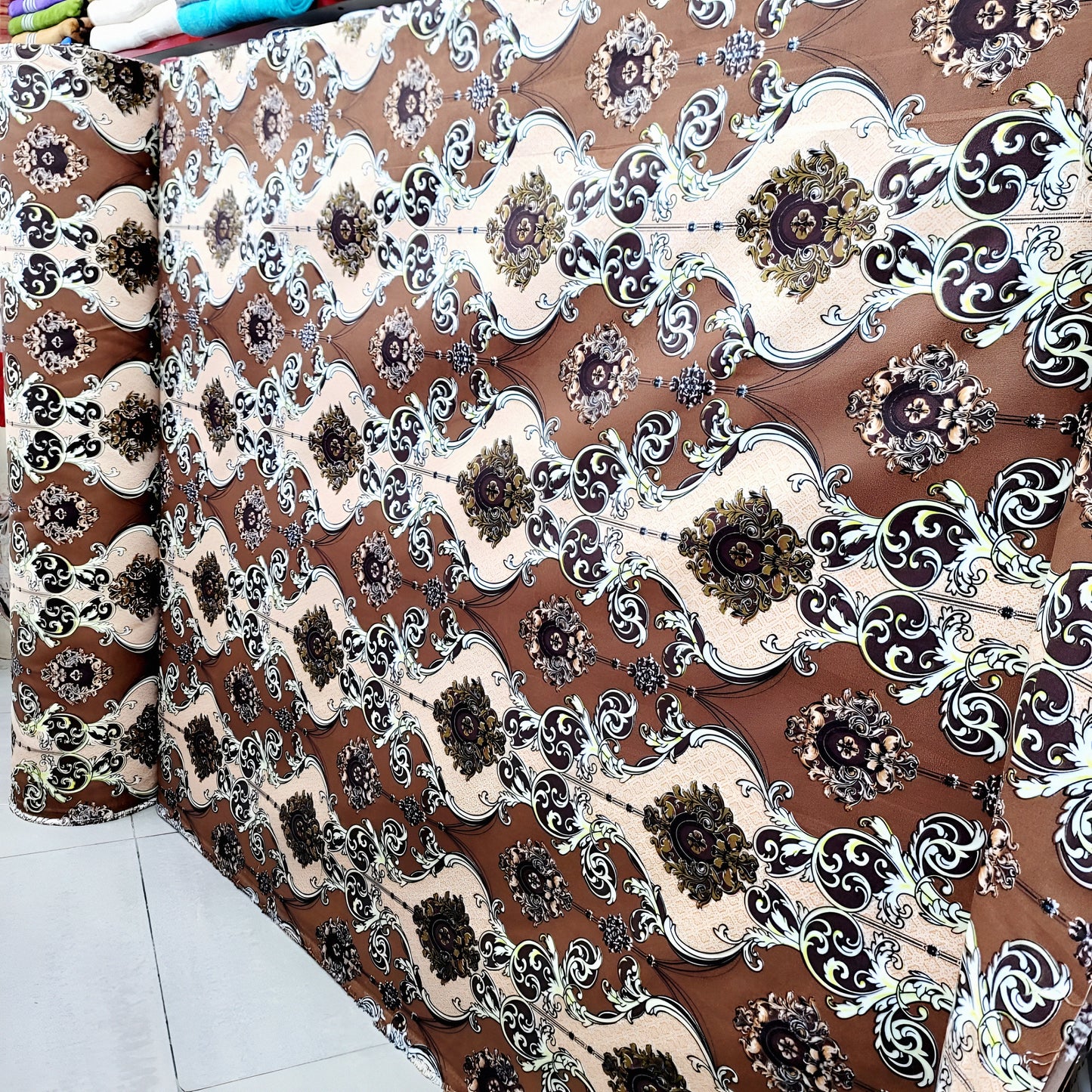 Elegant without flower bedsheet roll for textile and bedding businesses