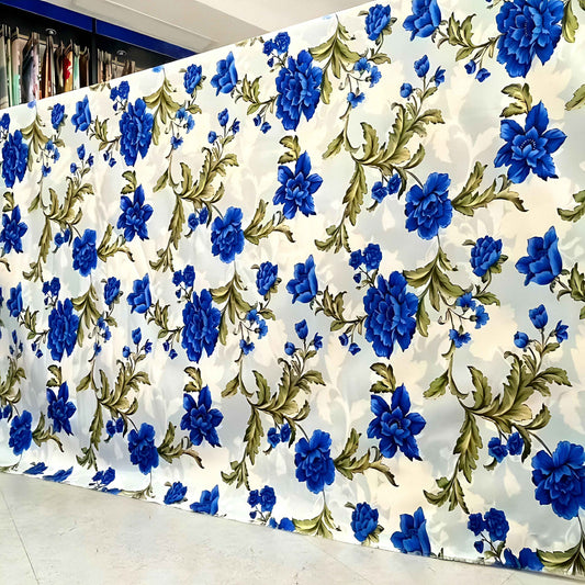 Why Blue Floral Printed Bedsheet Rolls Are a Smart Choice for Wholesale Buyers - Julanar Home Decor