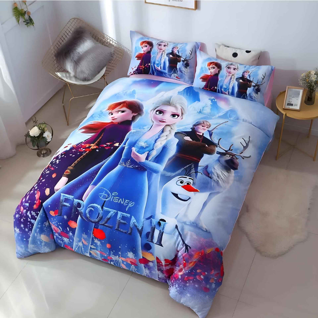 Frozen character kids bedsheet set for children's bedroom in Dubai UAE — Julanar Home Decor