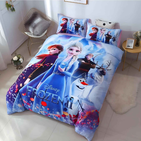 Frozen character kids bedsheet set for children's bedroom in Dubai UAE — Julanar Home Decor