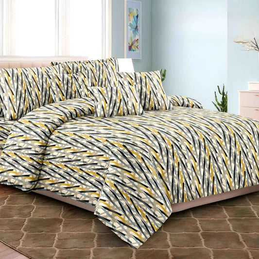 Best Bedsheet For Summer In UAE: Luxury Geometric Cotton - Julanar Home Decor
