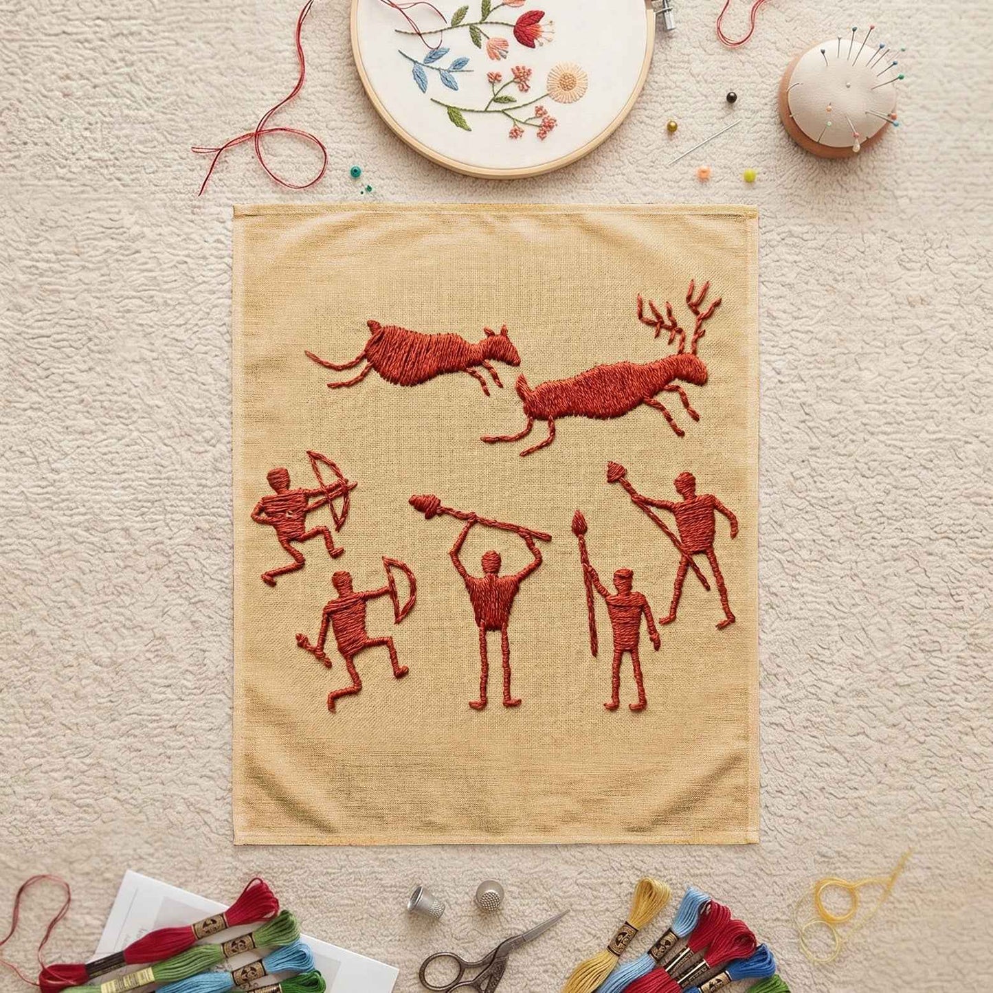 Handmade Tribal Embroidery Wall Art | Artisan Home Decor UAE