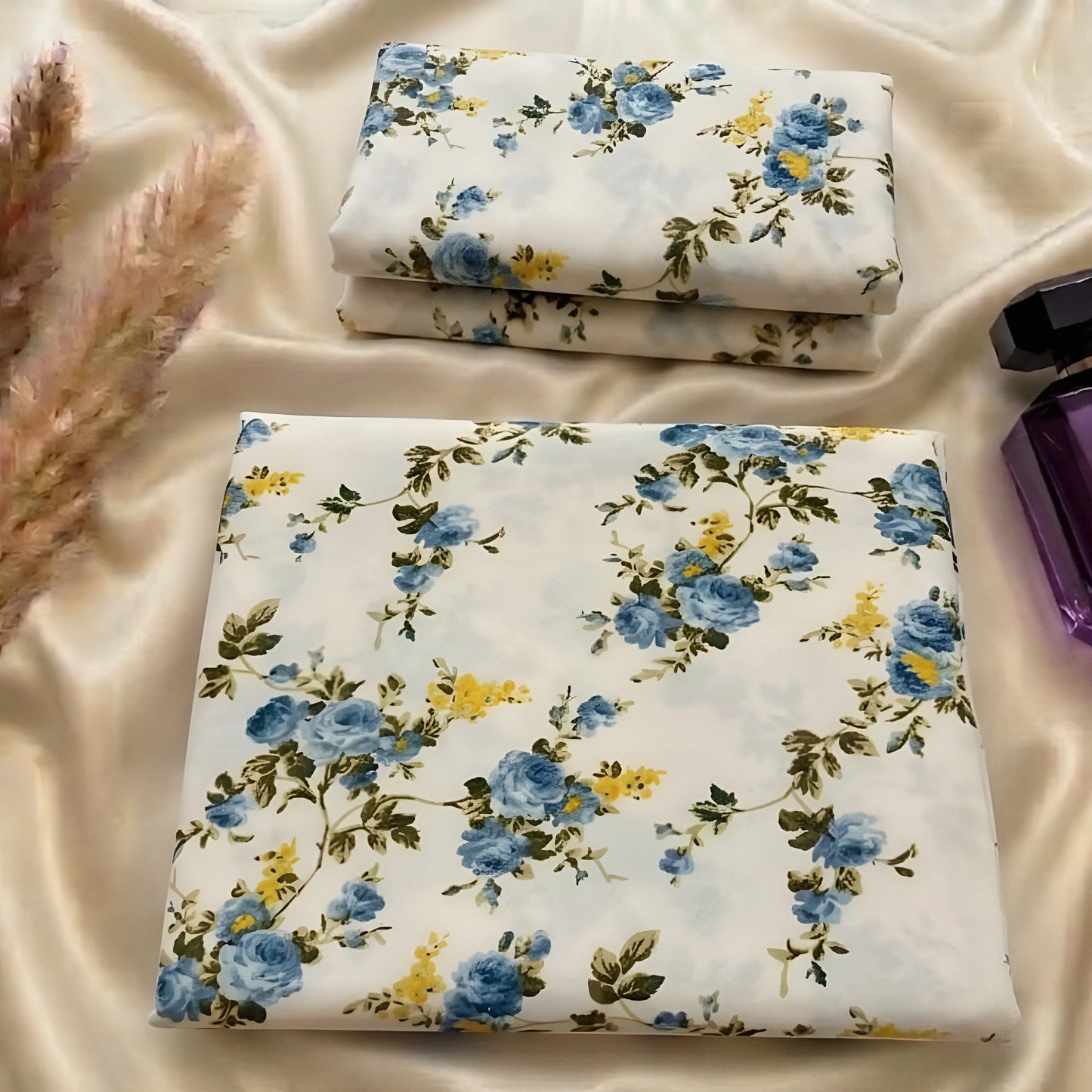 Luxury Floral Printed Bedsheet Set Dubai – Soft Cotton Designer Bedding Collection UAE