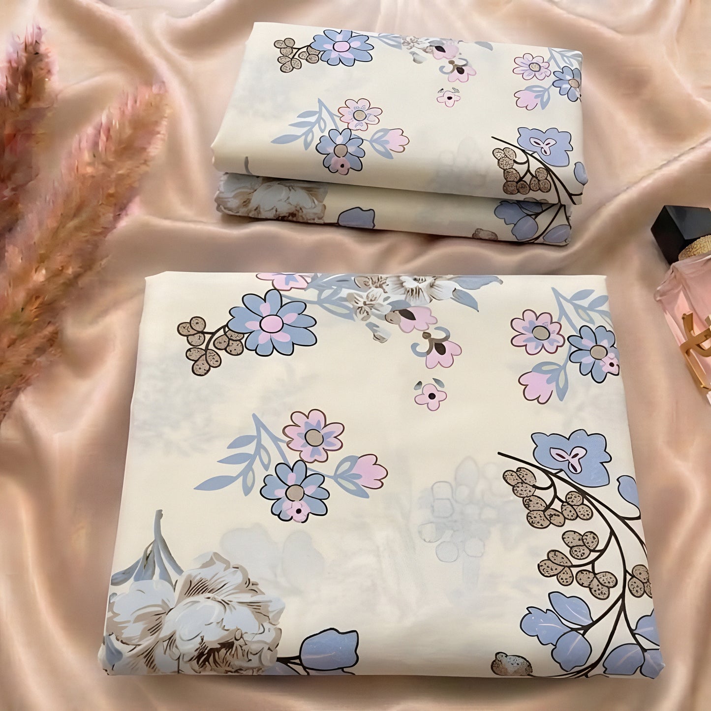 Luxury Floral Printed Bedsheet Set Dubai – Soft Cotton Designer Bedding Collection UAE