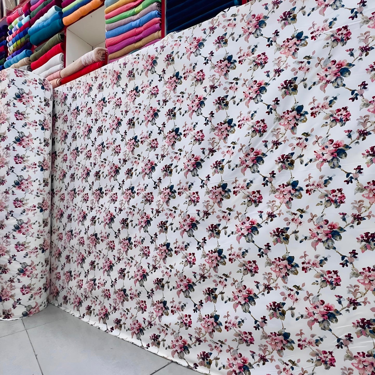 Luxury Pink Royal Bedsheet Roll Wholesale Dubai | Premium Bedding Fabric UAE