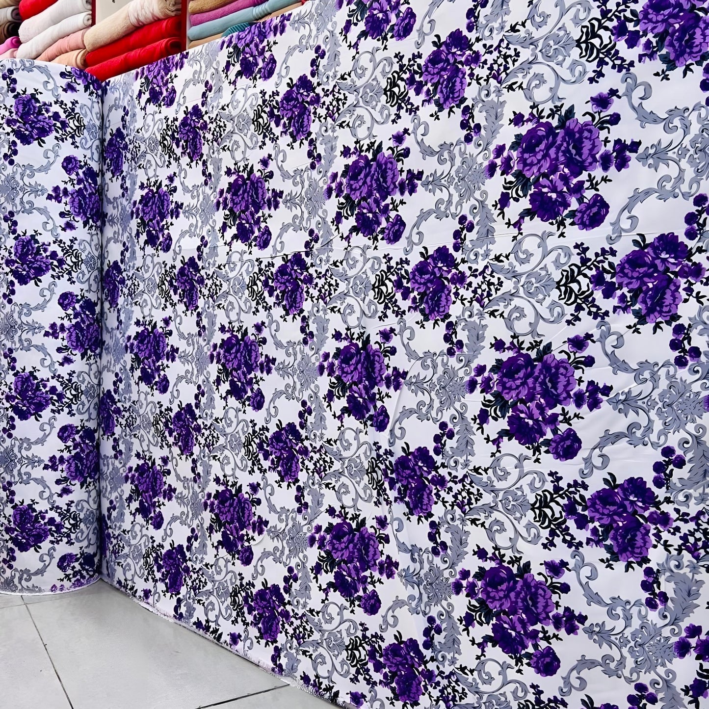 Luxury Pink Royal Bedsheet Roll Wholesale Dubai | Premium Bedding Fabric UAE