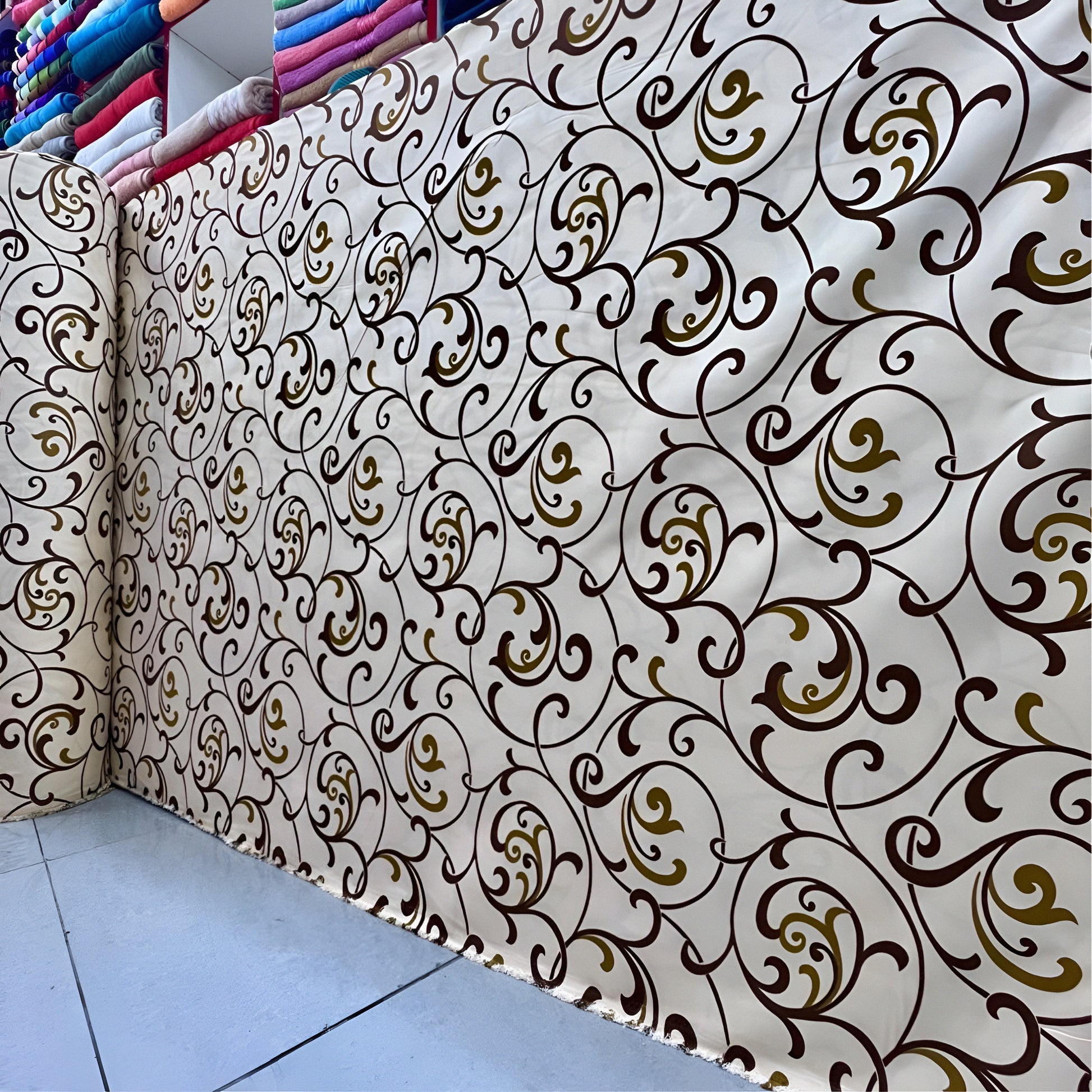 Modern botanical bedsheet fabric wholesale in Dubai and Abu Dhabi