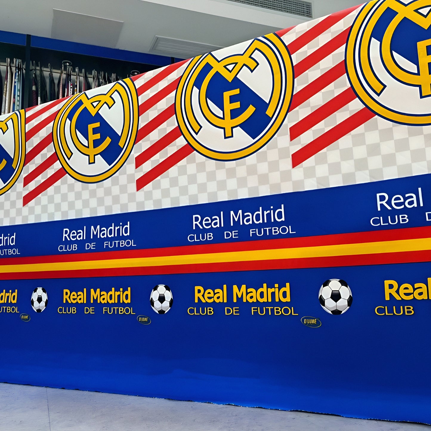 FC Barcelona & Real Madrid Football Bedsheet Roll UAE Dubai