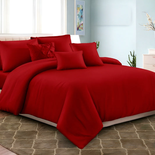 Luxury Plain Cotton Bedsheet Set Dubai | Soft Hotel Quality Bedding UAE