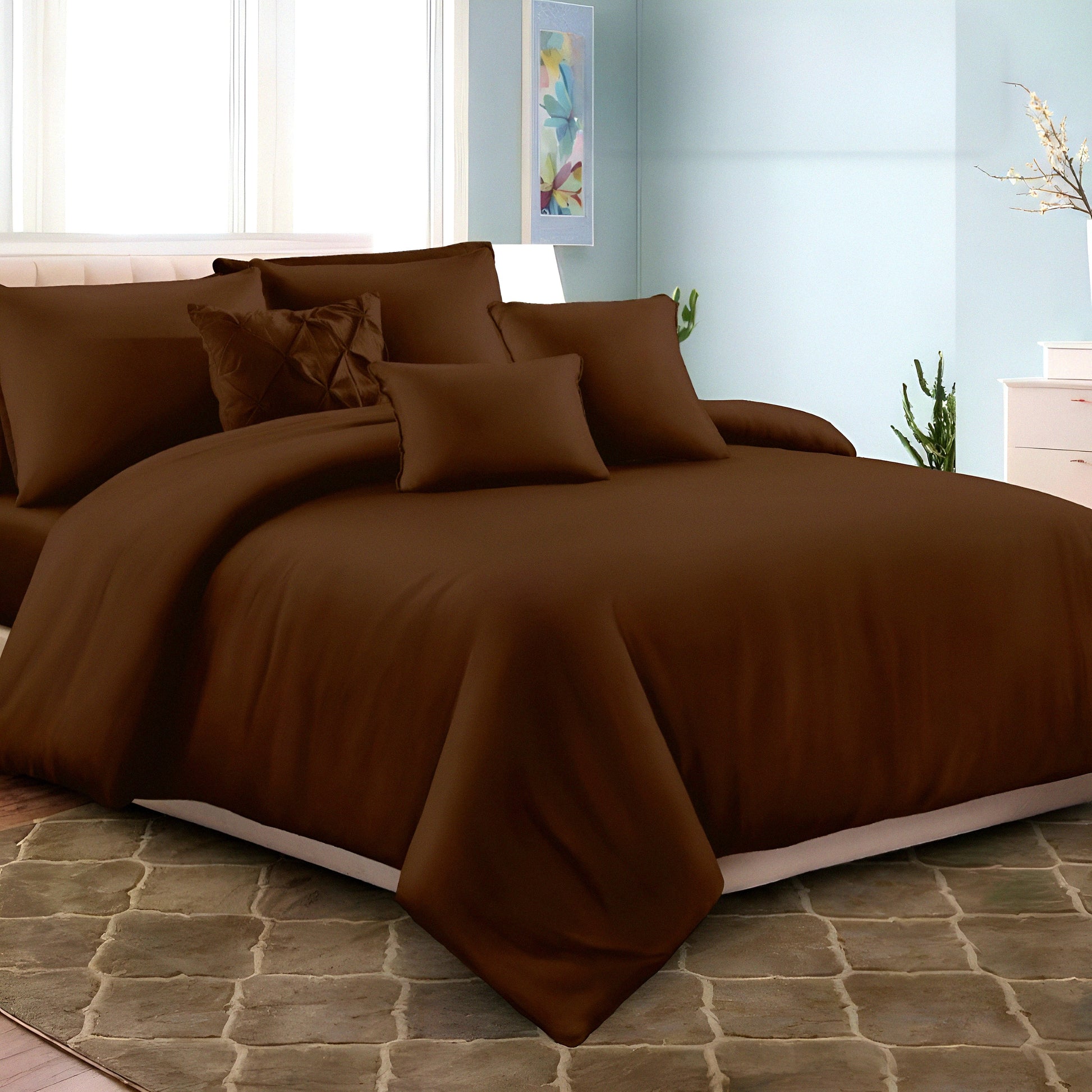 White Plain Cotton Bedsheet Set | Luxury Hotel Quality Bedding UAE - Julanar Home Decor