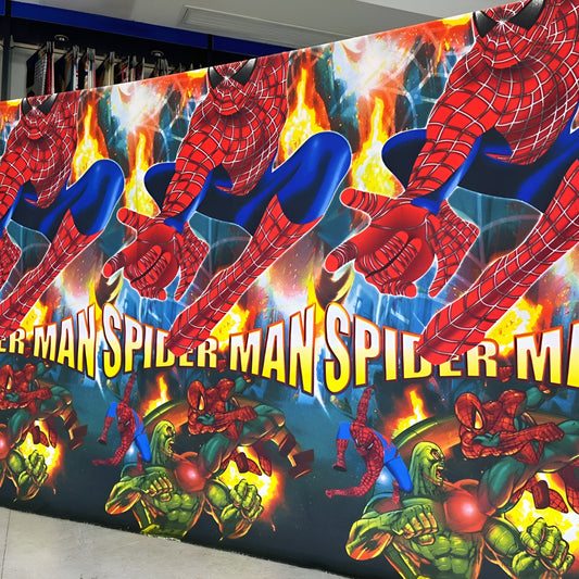 Spider Man cartoon bedsheet fabric roll wholesale UAE